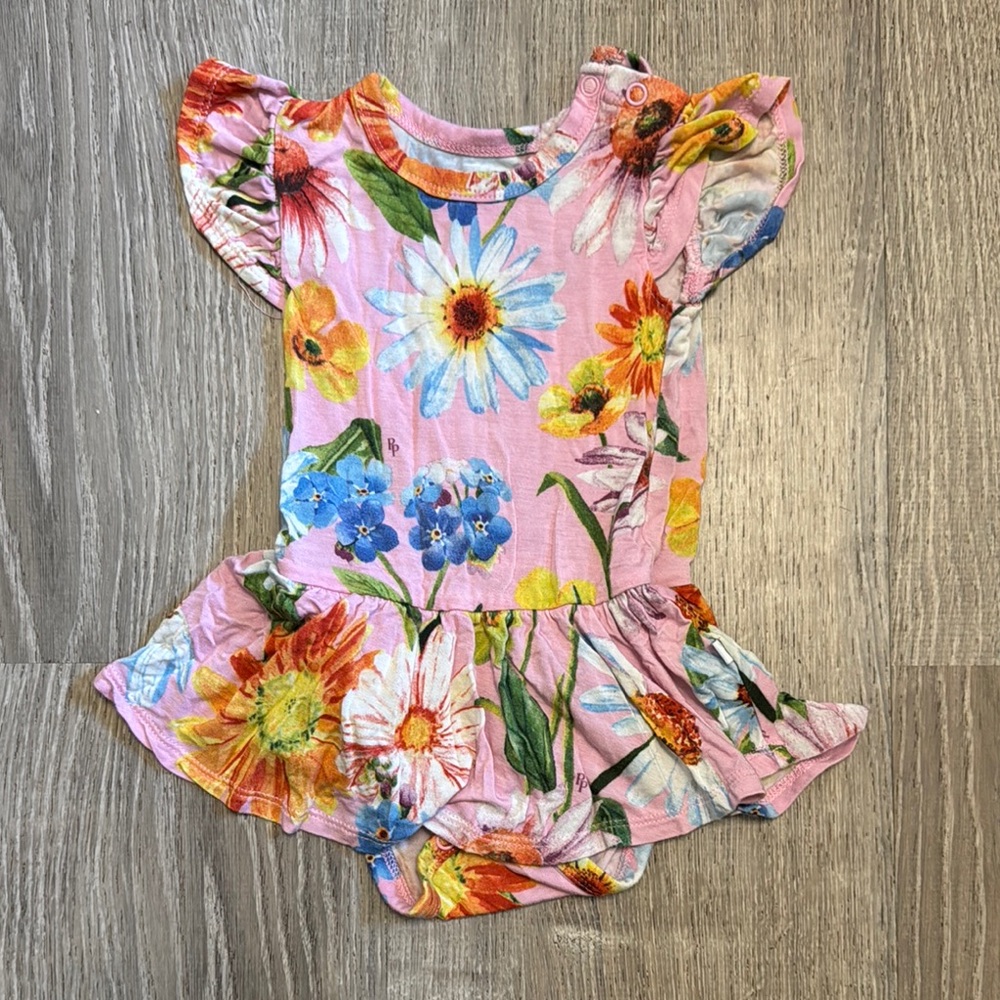 Posh Peanut Twirl Dress with Bodysuit